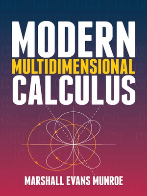cover image of Modern Multidimensional Calculus